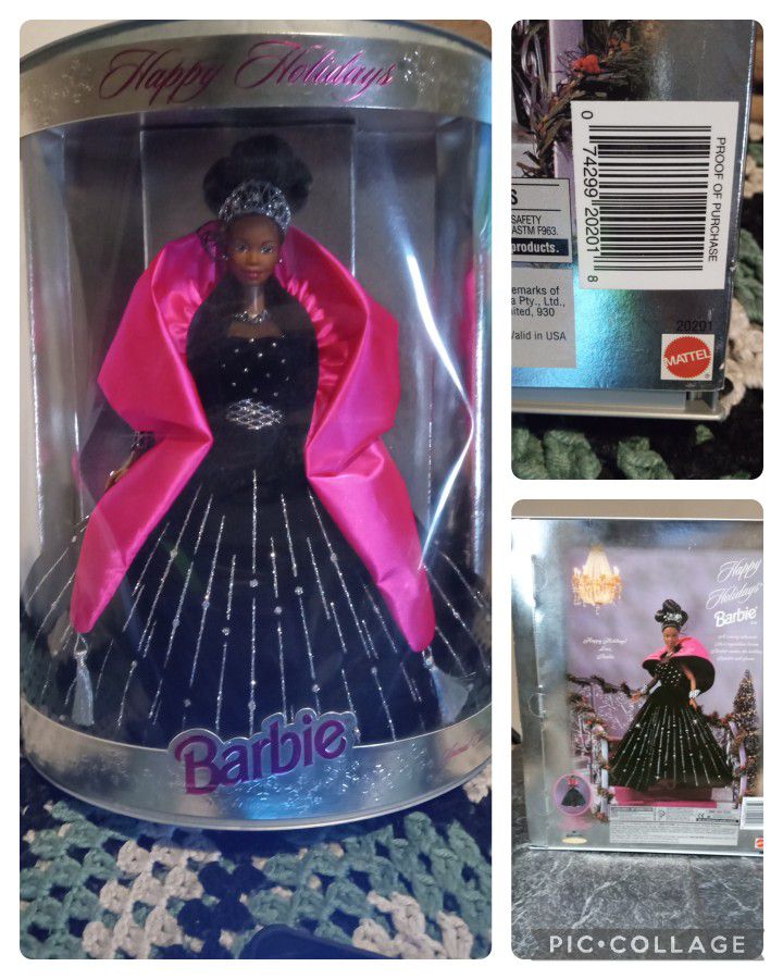 Happy Holidays 1998 African American Barbie