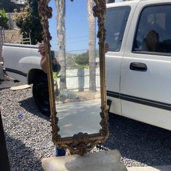 Mirror And Marble Seat