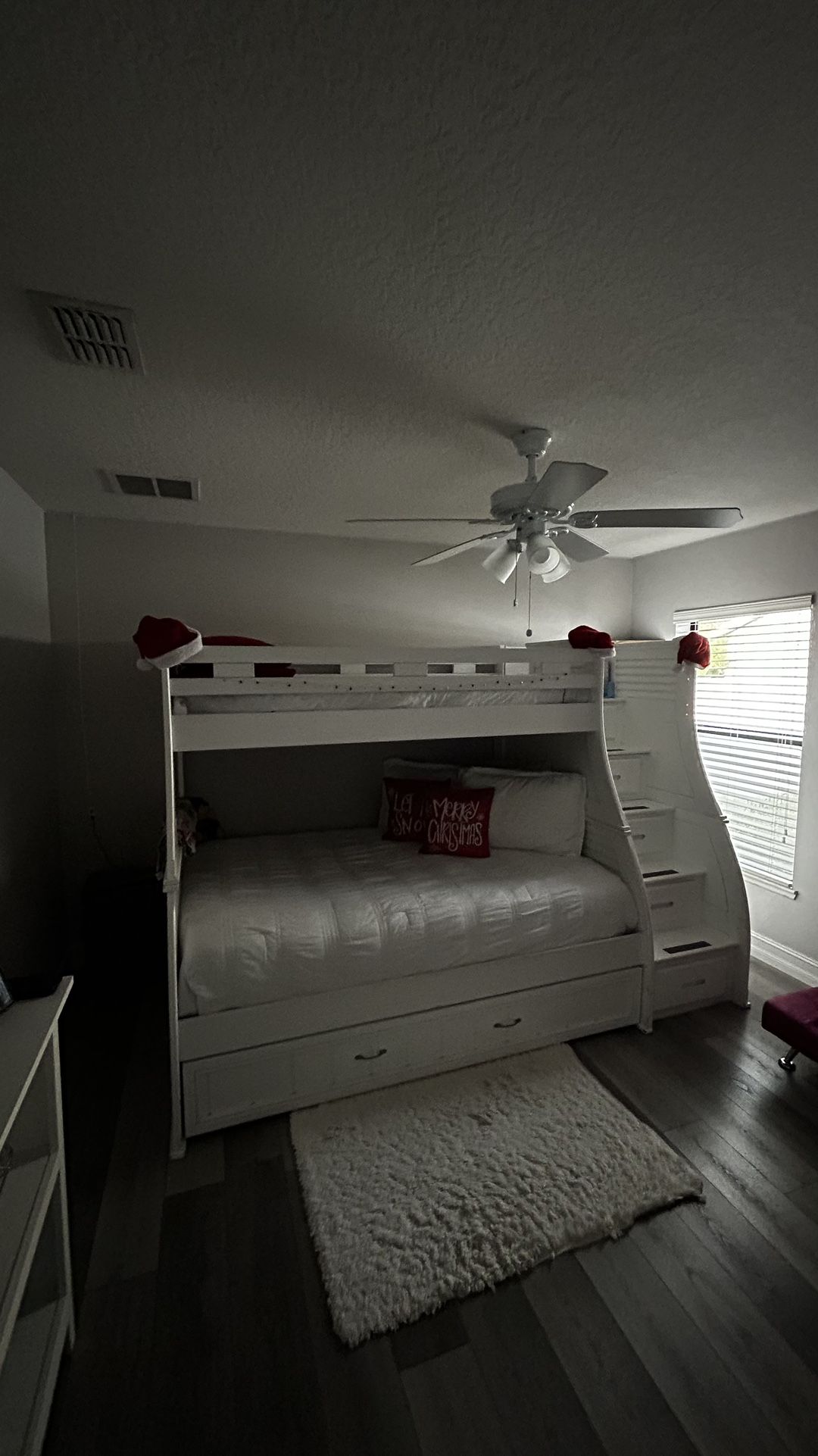 Twin Over Full Bunk Bed With Stairs & Trundle
