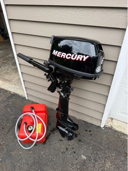 Mercury 6hp Outboard, 4 stroke, short shaft