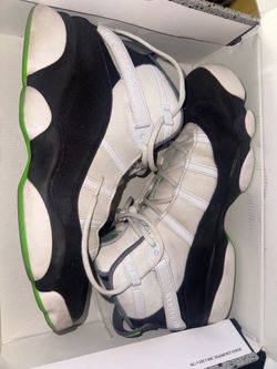 Green and White Jordan’s Size 13