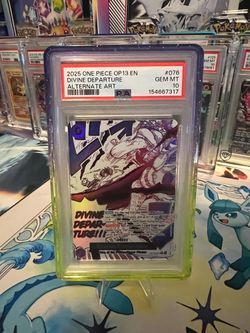 ONE PIECE PSA 10  DIVINE DEPARTURE ALT ART