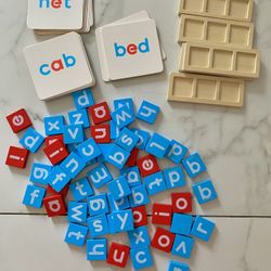 Wooden Word Spelling Game 