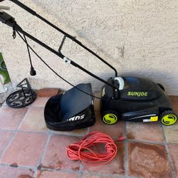 Lawn Mower And Extension Cord
