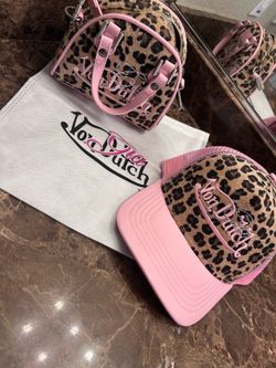 Von Dutch x Iamgia trucker hat and bowling bag set