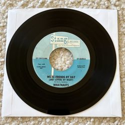 The Whatnauts “We’re Friends By Day (And Lovers By Night)”/Just Can’t Leave My Baby” Vinyl 7” Single 1971 Stang Records Nice Copy Sweet Soul.