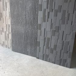 New Upgrade 3D PU Stone Wall Panels Faux Rock Brick Veneer Panels Lightweight Wall Tiles for Home Decor/Exterior Wall (4PCS,Black Flowstone,31 sq ft) 