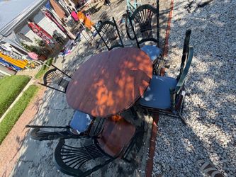 Table and chairs