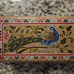 Wooden Hand Painted Box