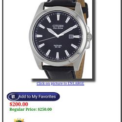 Citizen Eco-drive Watch Missing the Link Bar For Band 