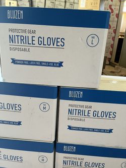 Nitrile Gloves Blue