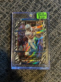 Amon Ra St Brown Zebra Rookie