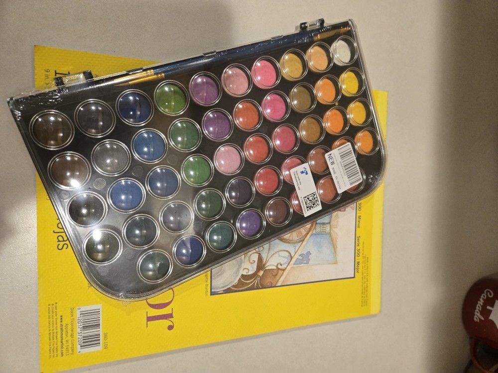 Water Color Paints And Paper