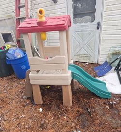 Price is firm.. children's climber slider treehouse with periscope