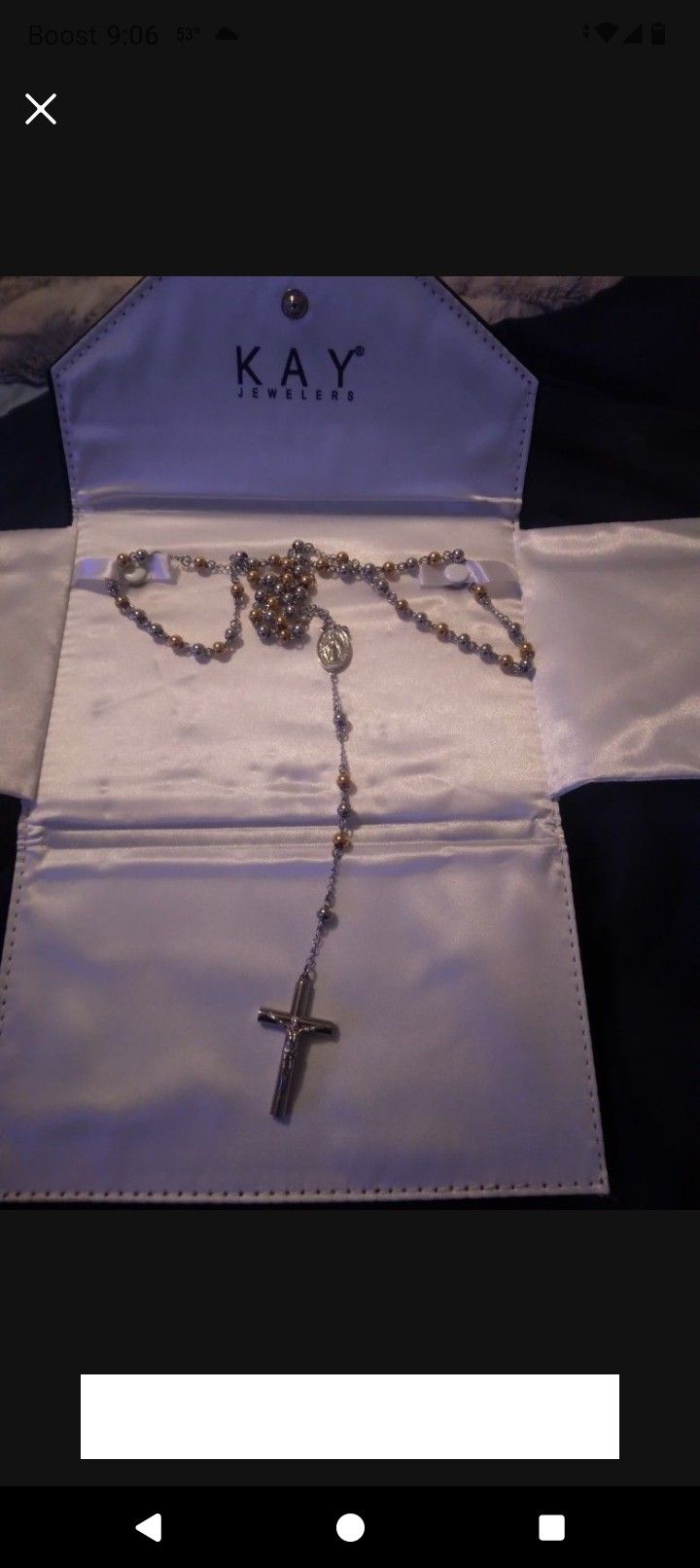 Rosary From Kay's Jeweler