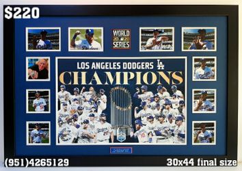 Dodgers Ring ceremony Frames