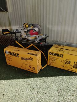 Dws780 DeWalt miter saw like new