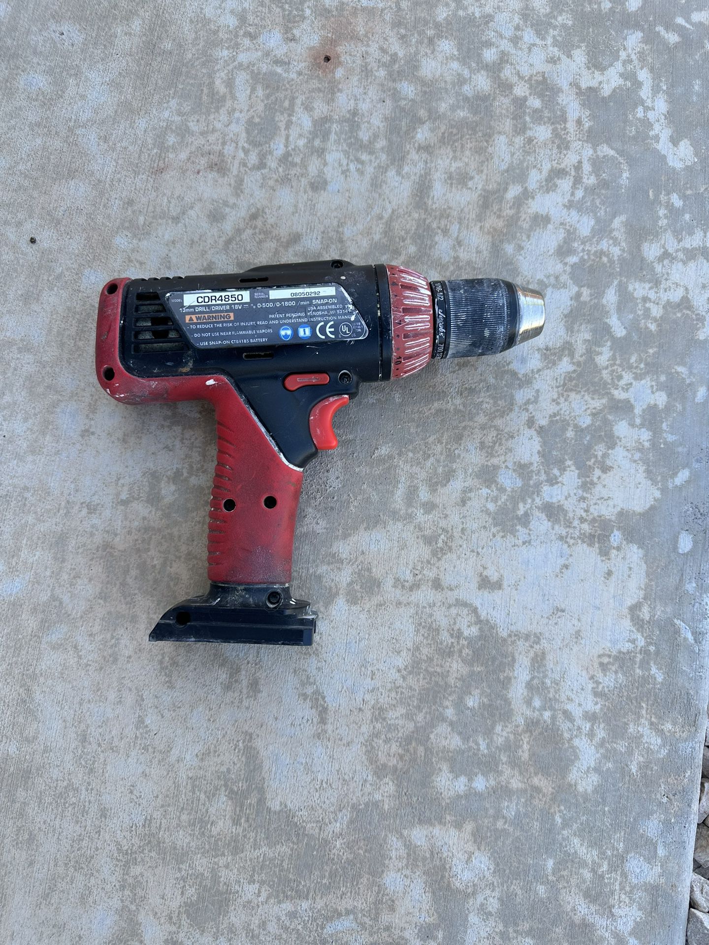 Snap-on Cdr4850 Drill And Charger 
