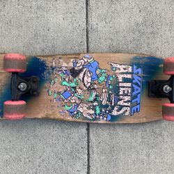 Vtg Skate Aliens Valterra 1980s Skateboard vision powel peralta bam