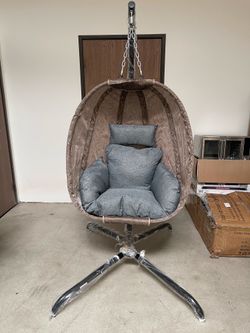🌿 ZERPOD Egg-Shaped Patio Swing Chair – BRAND NEW! Only $120! 🌿