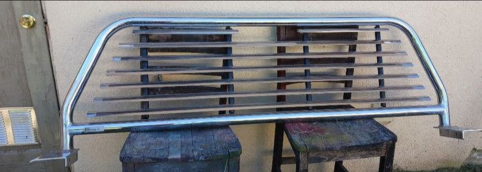 Chrome Round Tube Headache Rack