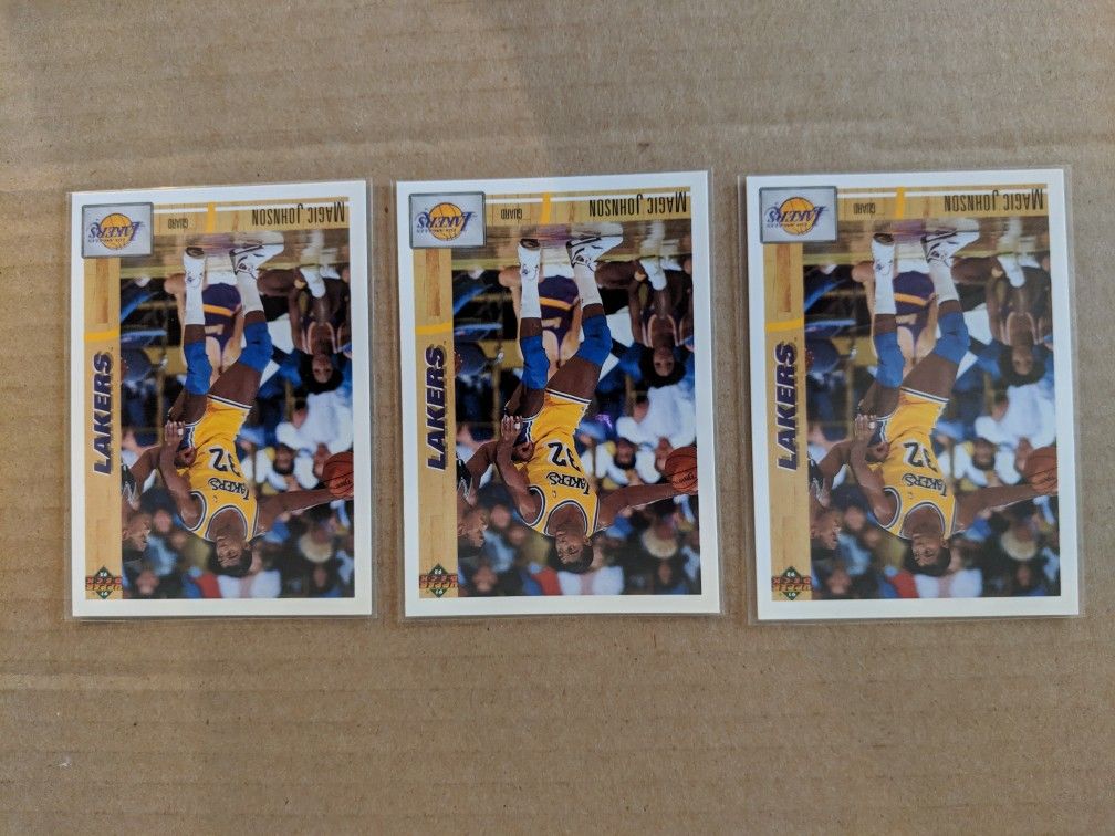 91-92 Upper Deck Magic Johnson # 45