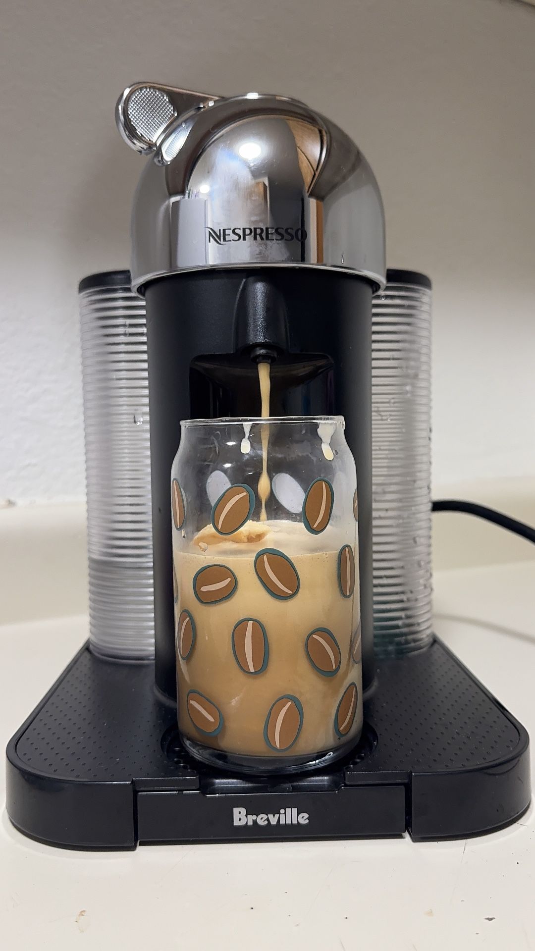 Breville Nespesso Vertuo Plus Deluxe Coffee Espresso Maker Black