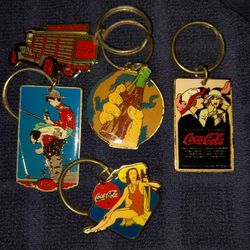 Coca-Cola Keychains (5)