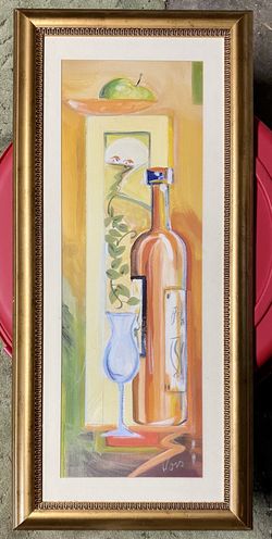 Framed Art, Wine Decor