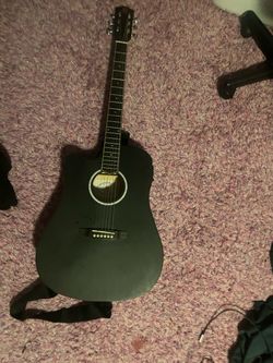 Black Vangoa Acoustic Guitar
