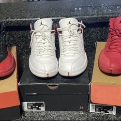 4 Pairs Of Retro 12 Jordans 
