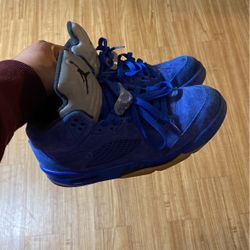 Retro 5 Suede Blue