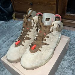 Jordan 6 British Khaki Travis Scott 11.5