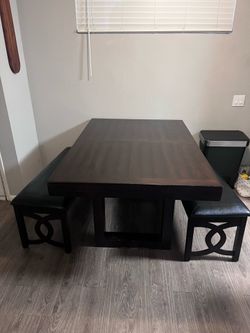 Large Kitchen Table and Benches