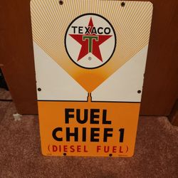 Texaco Porcelain Sign