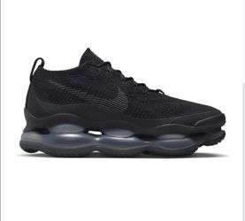 Nike Air Max Scorpion Flyknit sneakers in a "Triple Black" colorway - Men's Size 8