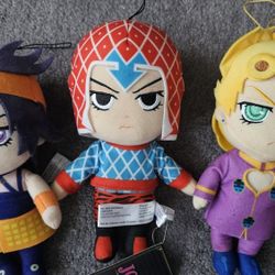 Jojo Bizzare Adventure Golden Wind Viz Plushies 