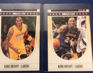 2 Kobe Bryant cards