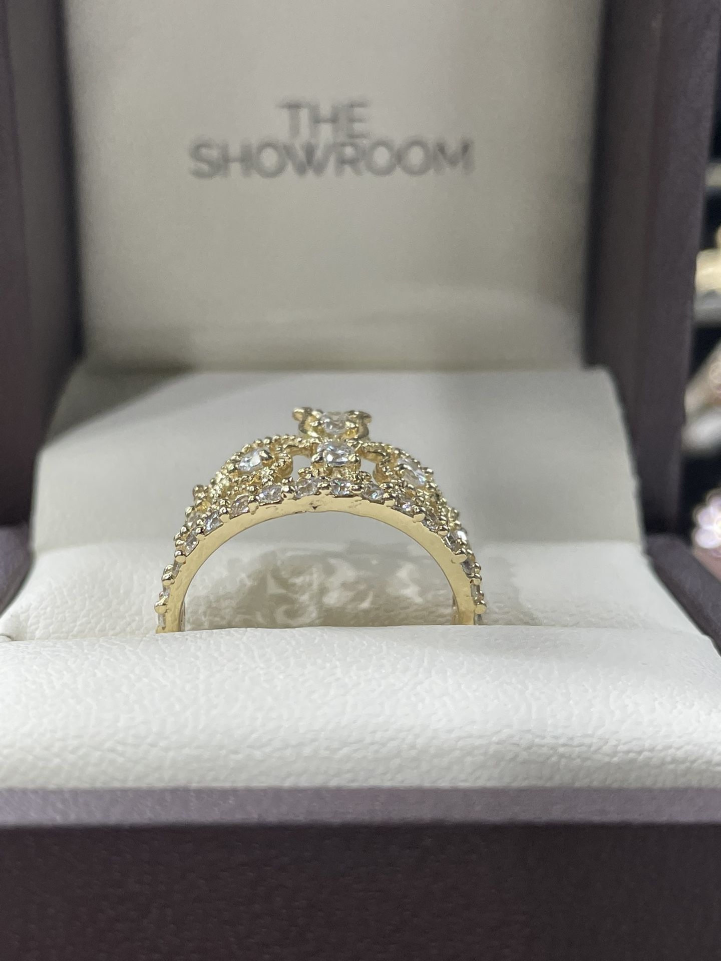 Gold Crown Ring 
