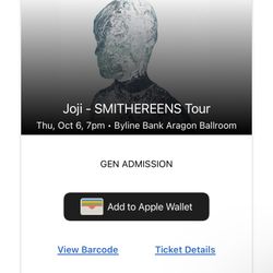 Joji smithereens Tour 