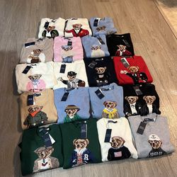 Selling All These Bear Sweaters , Dm If Interested 