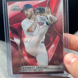 Garrett Crochett Topps Chrome Black 5/5