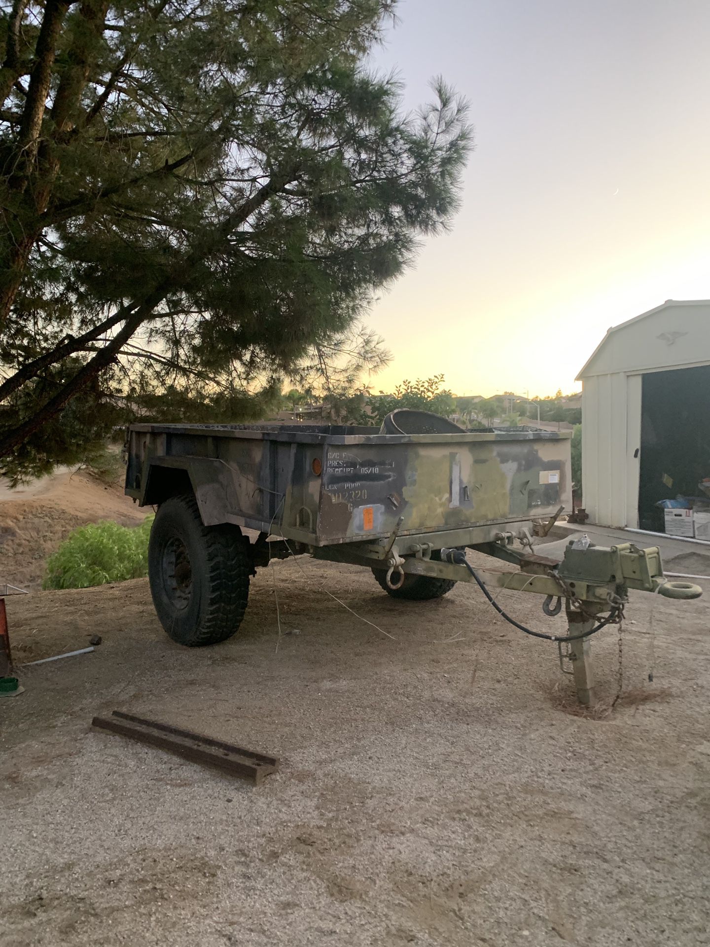 Army trailer