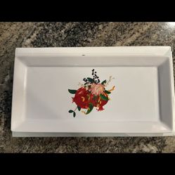Grove Collaborative Pomegranate Stoneware Tray