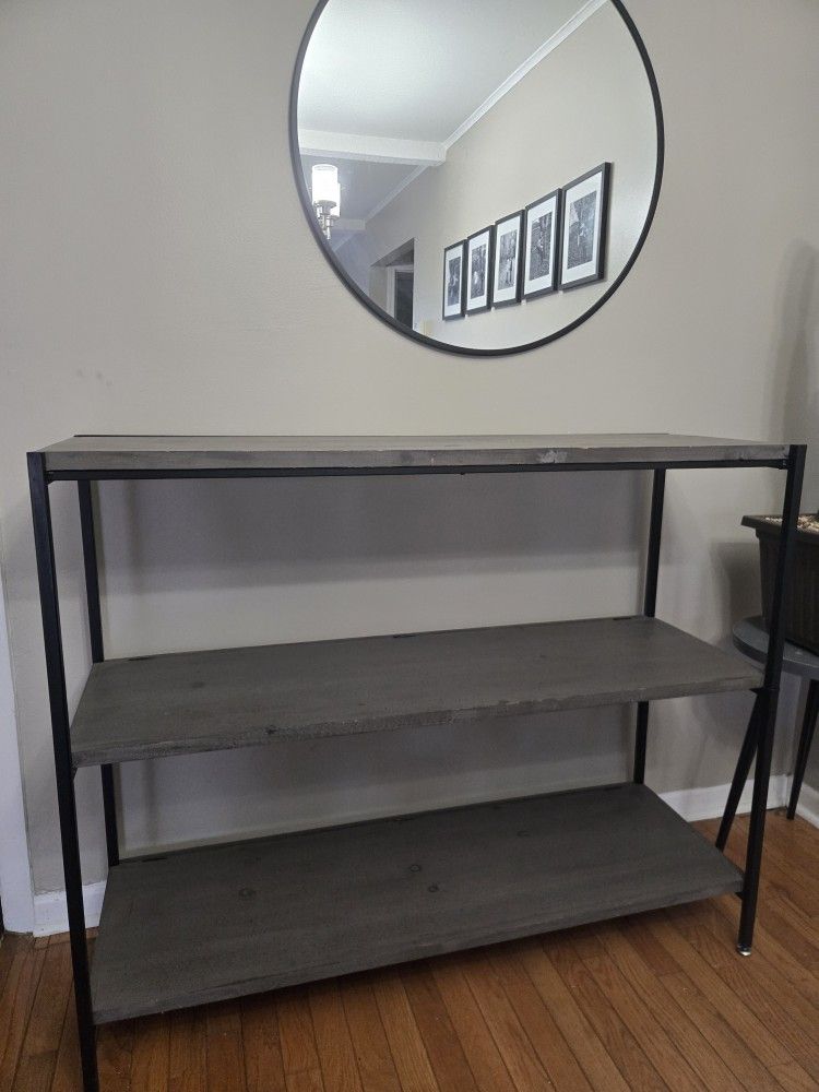Shelving Table. 46.5W X 38H