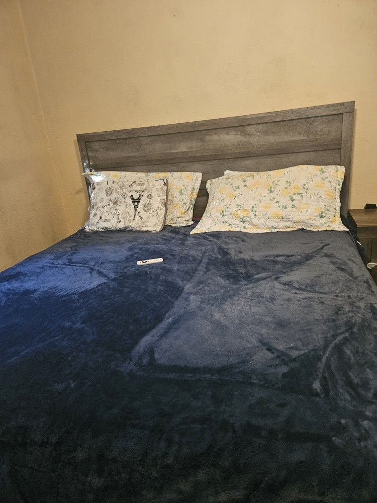 Refrigerator, King Bed And Fullsize Bed