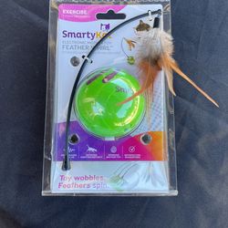 SmartyKat Feather Whirl Electronic Motion Toy