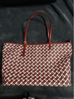 Tory Burch T Monogram Coated Canvas Tote