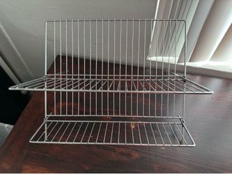Foldable Dish Drainer Silver Stainless?