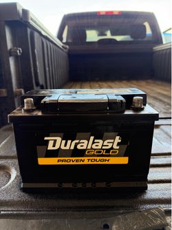 Duralast Gold Battery in New Condition for Car/Truck-10 3/4” Wide by 6.5” by 7 3/4” Tall-I will need your core old battery -I’m 15 minutes from the Ou